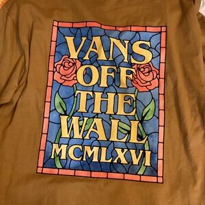 NWOT Vans stained glass T-shirt unisex